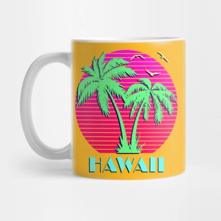 Hawaii Palm Trees Sunset Mug